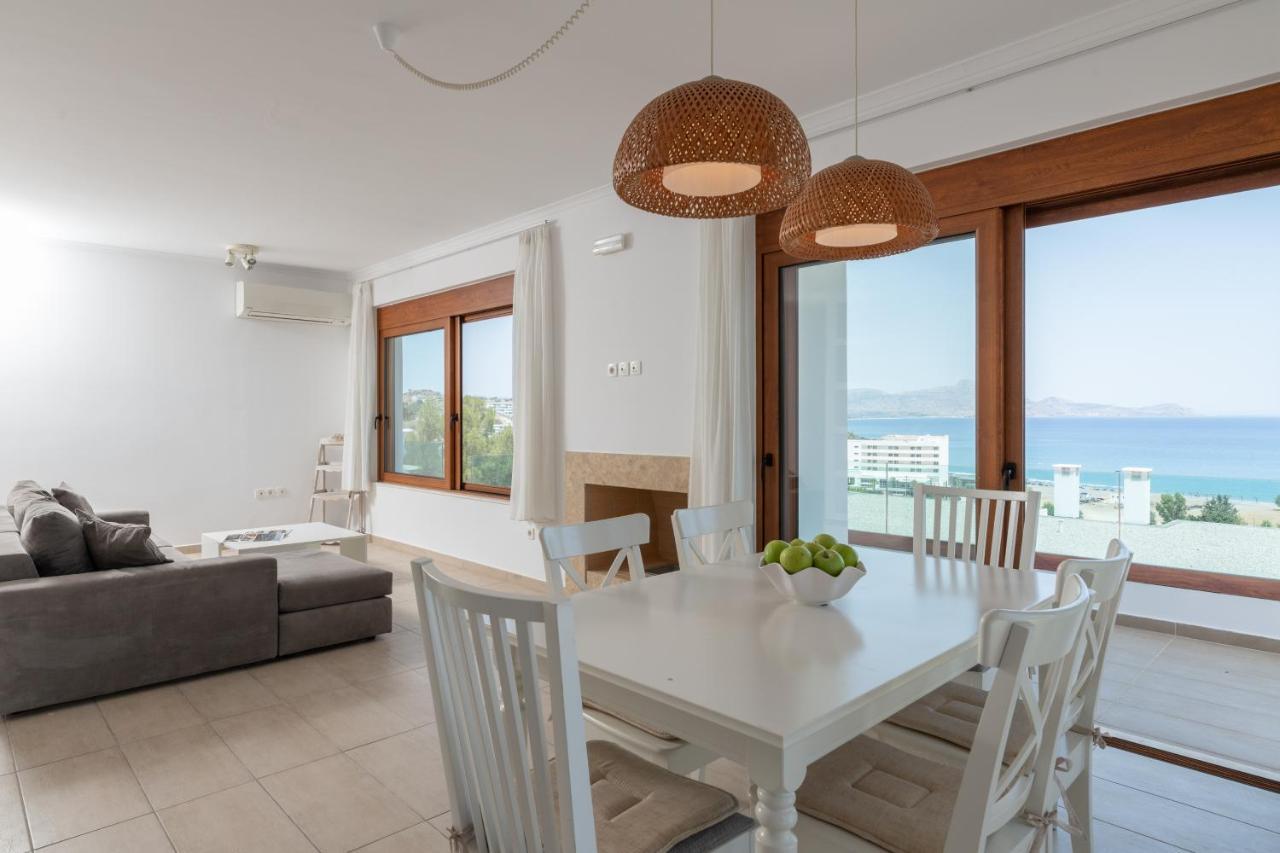 Villa Milena With Private Pool, Vlicha Beach Lindos Luaran gambar